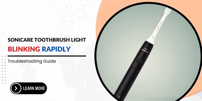 Sonicare Toothbrush Light Blinking Rapidly