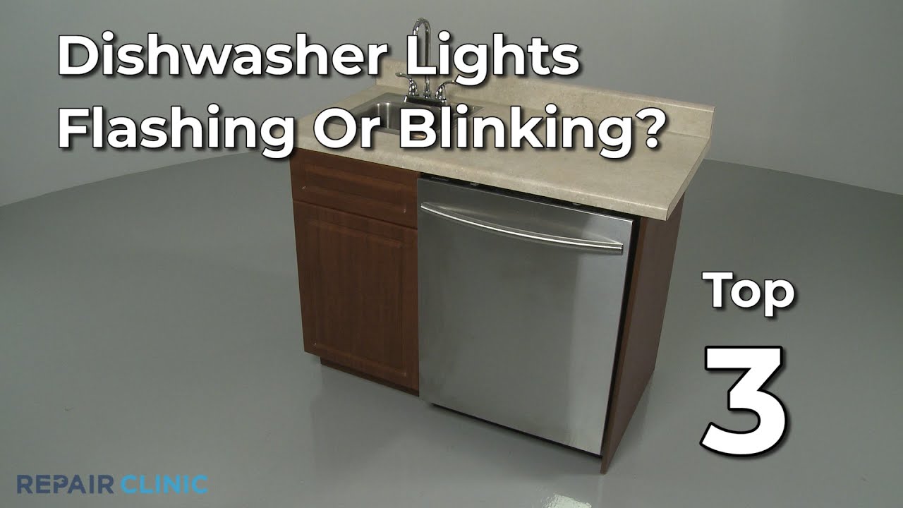 Ge Dishwasher Start Light Blinking